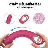  DV Giả Jumpo Lux Gspot Tay Cầm Lổ, Nhiều Chế Độ, Silicon Siêu Mềm Cao Cấp  Sạc Điện 