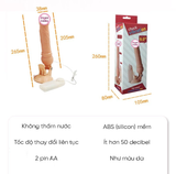  DV Giả Chuck Hít Tường Có Điều Khiển, Rung, Da Mềm 