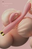  Cây Masaage Dạng Ngón Tay Mềm Dẻo, Nhánh rung Tai Thỏ, Nhiều Tần Số Rung 