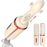  Cây Massage Cao Cấp Sex Machine, Rung Nhiều Tần Số, Thụt, Nhiệt Độ và Đế Dán Tường 