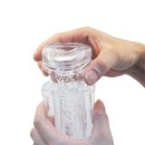  Cốc TD Nam Giới Silicone Trong Suốt Kích Thích ( Có Rung, Gân, Gai, Bi ) 