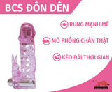  I Sale 2026 I Bao Cao Su Đôn Dzên Ultimate Love Sleeve ( Có Nhánh Tai Thỏ ) 
