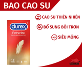  Bao Cao Su Durex Fetherlite Chính Hãng, Siêu Mỏng, Trơn 