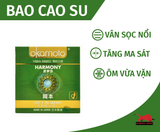 Bao Cao Su Okamoto Harmony - Hộp 03 Cái, Mỏng, Gân Sọc Ngang 