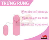  [Siêu combo] Bao cao su OK + trứng rung 1 đầu 