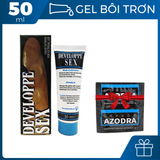 [Giảm 10% - Combo ] Gel Tăng Kích Thước Developpe 50ml + 01 BCS Azodra 4 in 1 