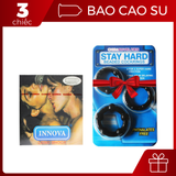 I Sale 2026 I Bao Cao Su Innova 3s + Bộ Vòng Đeo Nam Giới Stay Hard 