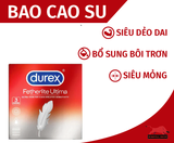  Bao Cao Su Durex Fetherlite Ultima Chính Hãng 