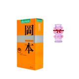  [Giảm 15%] Bao cao su Okamoto siêu mỏng hương cam + vòng bi cao cấp 