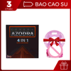  [Siêu combo] Bao cao gân gai kéo dài Azodra 4 in 1 + vòng nhẫn rung 