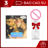  I Sale 2026 I Bao Cao Su Innova- Hộp 03 Cái + Bao Cao Su Đôn Dzên Super Ba 
