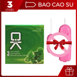  [Siêu combo] Bao cao su OK + trứng rung 1 đầu 