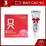  [Hot combo] Bao cao su OK kèm gel bôi kéo dài thời gian Emla 