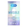  BCS Durex Invisible Lubricated, Nhiều Gel Hơn, Hộp 10 Cái 