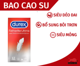  Bao Cao Su Durex Fetherlite Ultima Chính Hãng 