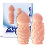  Bao Cao Su Đôn Dzên Đeo Đầu Khấc ( Bộ 2 Cái ), Màu Da, Không hở đầu 
