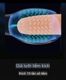  Đèn Pin Massage Nhiều Chế Độ Lưỡi Liếm Kích Thích, Sạc ĐIện, Cầm Tay Nam Sử Dụng 