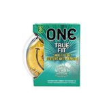  Bao Cao Su One True Fit, Hộp 03 Cái, Mỏng, Trơn 