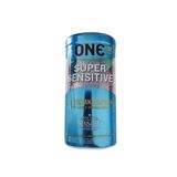  Bao Cao Su One Super Sensitive , Hộp 12 Cái, Mỏng, Trơn, Nhiều Gel 