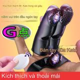  Bao Ngón Tay 02 Ngón Có Rung Gai Và Điều Khiển Từ Xa Ergonomic Gold Nhiều Chế Độ 