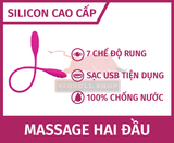 Trứng Rung Tình Yêu Pretty Love Snaky 02 Đầu , Nhiều Tần Số Rung 