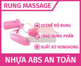  I Sale 2026 I Trứng Rung Tình Yêu 02 Đầu, Nhựa ABS, Nhiều Tần Số Rung 