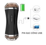  I Sale 2026 I Âm Đạo Giả Cầm Tay 2 Đầu Jiuai Rung Nhiều Tần Số, Có Tiếng Rên Dùng Cho Nam Giới 