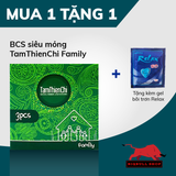  Bao Cao Su TTC Family, Mỏng, Trơn Cơ Bản 
