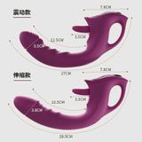  Cây Massage Đa Năng, Có Nhánh Lưỡi, Nhiều Tần Số Rung, Sưởi Ấm Nhiệt Độ 42 °C 