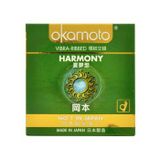  Bao Cao Su Okamoto Harmony - Hộp 03 Cái, Mỏng, Gân Sọc Ngang 