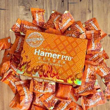  Kẹo Sâm Hamer Pro Honey Ginseng, Tăng Cường Sinh Lý Nam Giới, 1 Viên 