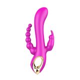  Cây Massage 3 Nhánh Thỏ Đa Năng Nhiều Chế Độ Rung Cao Cấp 