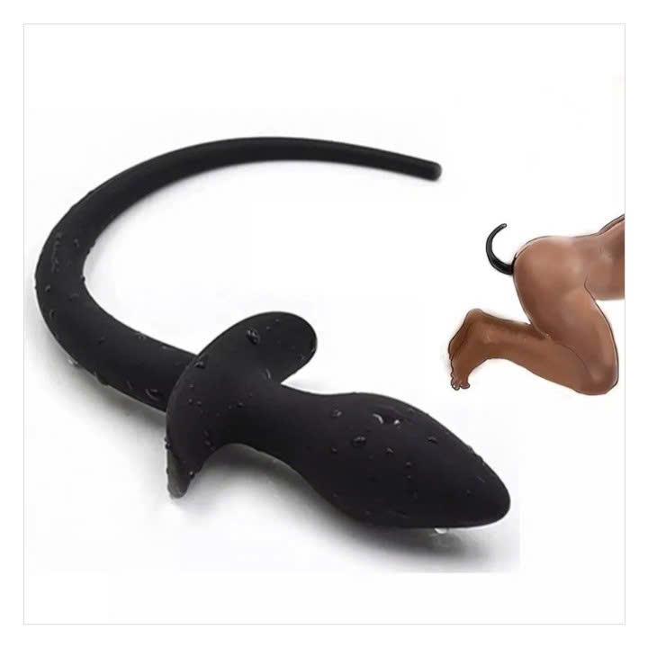  Plug Cắm Hậu Môn Đuôi Chó Chơi BDSM 