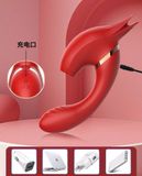  Máy Massage Raffles, Hình Cáo, Nhánh Lưỡi Rung, Nhiều Tần Số, SD Sạc 