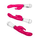  I Sale 2026 I Cây Massage Nhánh Tai Thỏ, Silicone Mềm, Nhiều Tần Số Rung 