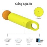  Máy Massage Hình Dáng Chày Mini Cao Cấp Nhiều Chế Độ Rung 