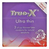  Bao Cao Su True X Ultrathin, Hộp 03 Cái, Trơn, Mỏng 
