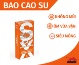  BCS SAGAMI LOVE ME ORANGE (HỘP 10 CÁI) 