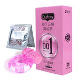  Bao Cao Su Dusbang 0.01 & Nhẫn rung tình yêu - Pink 