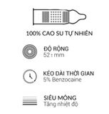  Bao Cao Su Oleo Lampo Max Power Longer Plus - Hộp 10 Cái 