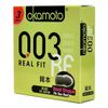  Bao Cao Su Okamoto 0.03 Real Fit - Hộp 3 Cái, Siêu Mỏng, Ôm Khít Cực Đỉnh 