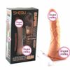  D.Vat Gỉa Hít Tường Shequ Dildo Điều Khiển Rung 