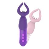  Cây Massage Mini Cao Cấp, 3 Đầu Thay Thế, Nhiều Tần Số Rung 