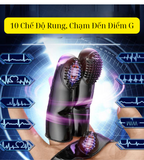  Bao Ngón Tay 02 Ngón Có Rung Gai Và Điều Khiển Từ Xa Ergonomic Gold Nhiều Chế Độ 