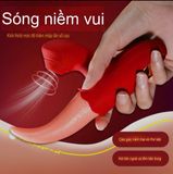  Máy Massage Spelunky, Lưỡi Rung, Nhánh Bú Mút , Nhiều Tần Số Rung, SD Sạc ĐIện 