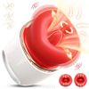  Máy Massage Bờ Môi Đỏ, Có Lưỡi Rung, Nhiều Tần Số, SD Sạc Điện 