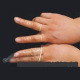  Bao Cao Su Ngón Tay Pleasure More, Trơn, Tinh chất Bạc Hà, Hộp 10 Cái 