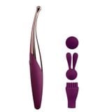  Cây Massage Mini 03 Đầu Thay Thế Nhiều Chế Độ Rung 