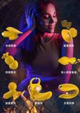  Trứng rung tình yêu - Leten - 7 đầu thay thế - Màu vàng 