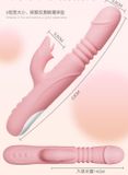  Cây Massage Đầu DV Có Nhánh Lưỡi - Rung, Thụt, Nhiệt Độ Đa Năng 